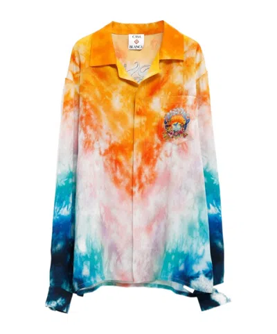 Casablanca Surf Trip Shirt In Multicolor