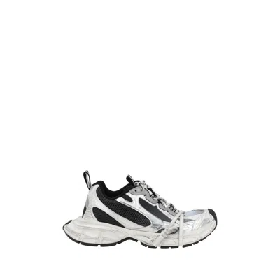 Balenciaga Multicolor Mesh And Rubber 3xl Gradient Sneakers In Gray