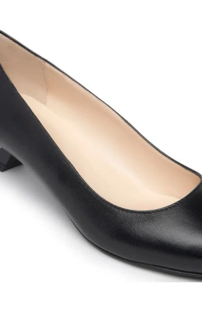 Nerogiardini Pointed Toe Kitten Heel Pump In Black