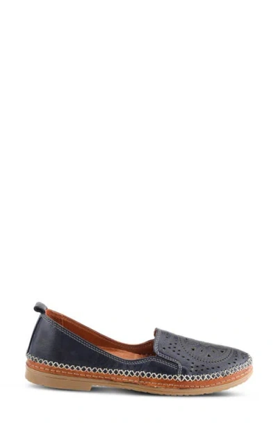 Spring Step Ingrid Flat In Navy