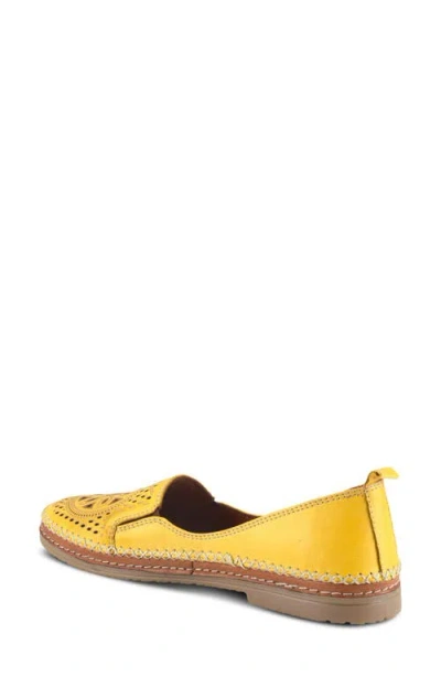 Spring Step Ingrid Flat In Yellow