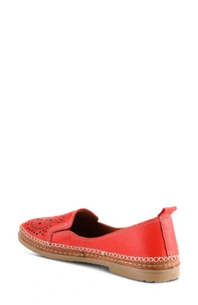 Spring Step Ingrid Flat In Red