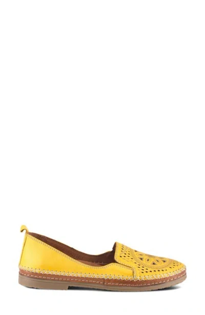 Spring Step Ingrid Flat In Yellow