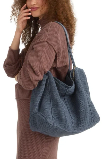 The Sak Los Feliz Large Tote In Maritime Crochet