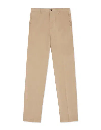 Gresham Blake Men's Neutrals Beige Cotton Stretch Chino In Beige