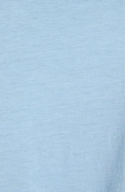 Tom Ford Classic Crewneck Short-sleeved T-shirt In Glass Blue