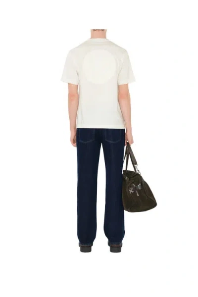 Burberry Men's B Shield Embroidery Cotton Jersey T-shirt In Brown