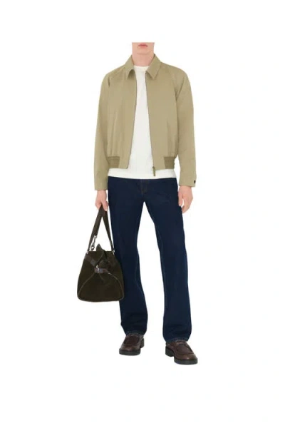 Burberry Men's B Shield Embroidery Cotton Jersey T-shirt In Brown