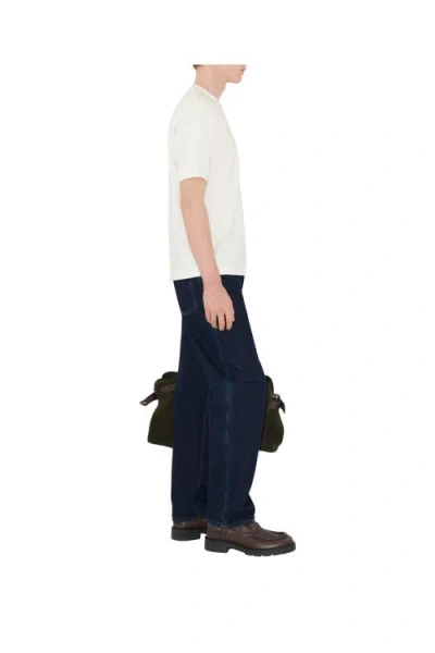 Burberry Men's B Shield Embroidery Cotton Jersey T-shirt In Brown