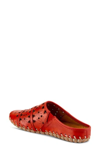 Spring Step Fusalide Mule In Red