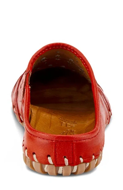 Spring Step Fusalide Mule In Red