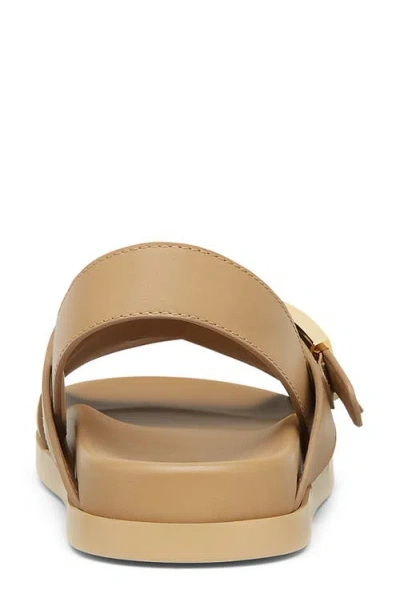 Fendi Feel Buckle-strap Leather Sandals In F0qb8 Cammello