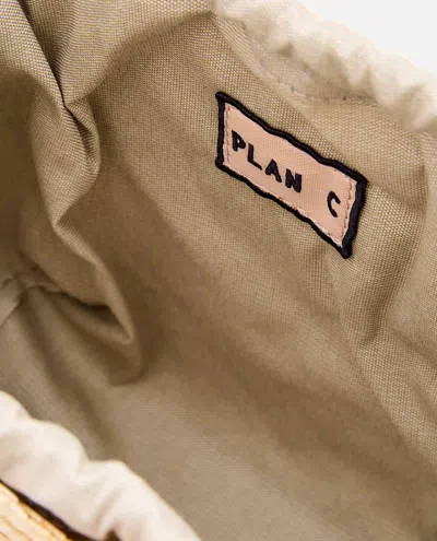 Plan C Mini Shopper Bag In Beige