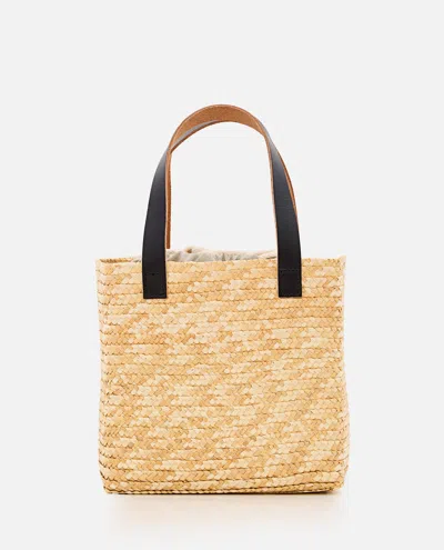 Plan C Mini Shopper Bag In Beige