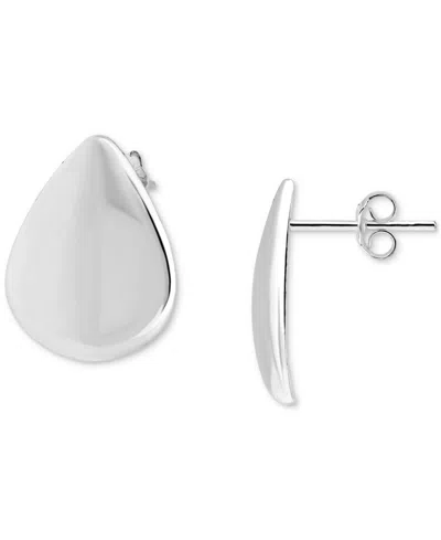 Giani Bernini Tear-shape Drop Earrings In Sterling Silver Or 18k Gold Over Sterling Silver, Exclusively At Macy's In Silver