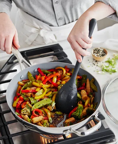 Greenpan Valencia Pro Stainless Steel 12 Covered Wok In Stainless Steel