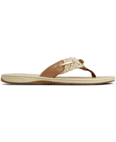 Sperry Women's Parrotfish Flip Flop Sandals, Created For Macy's In Brown