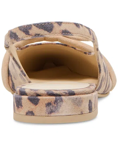 Dolce Vita Payge Slingback Flats In Animal Print