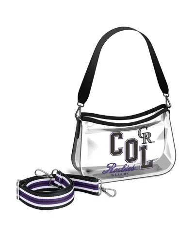 Wear By Erin Andrews Colorado Rockies Clear Stadium Mini Purse In No Color