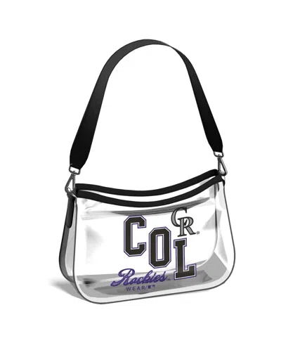 Wear By Erin Andrews Colorado Rockies Clear Stadium Mini Purse In No Color