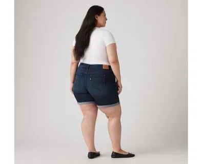 Levi's Plus Size 501 Original High-rise Shorts In Blue