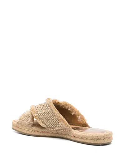 Jimmy Choo Aciel Woven Flat Sandals In Multicolor