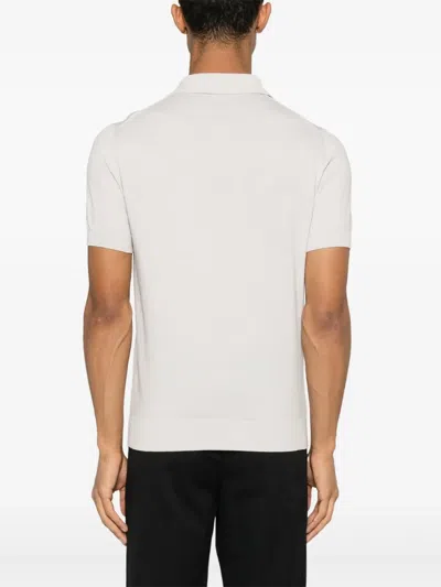 Fedeli Fine-knit T-shirt In Neutrals