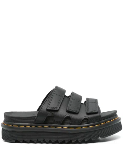 Dr. Martens Raine Slide Sandal In Black Athena