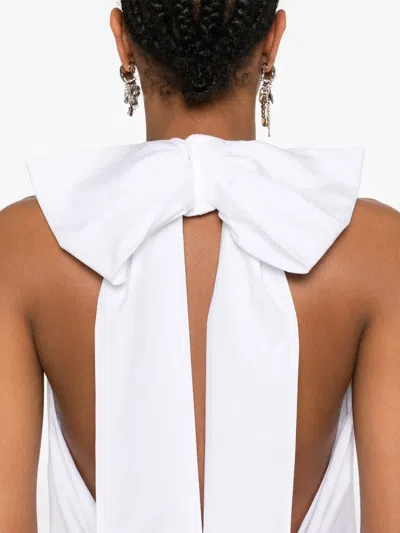 Simone Rocha Bow-detail Tank Top In White