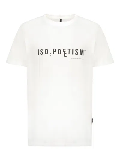 Iso.poetism Logo-print T-shirt In White