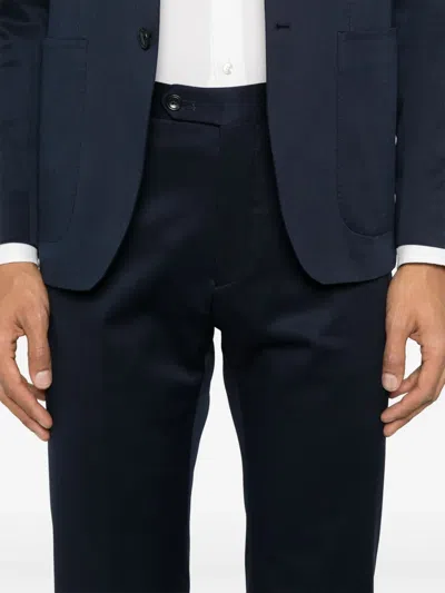 Tagliatore Single-breasted Suit In Blue