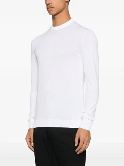 Fedeli Cotton Sweatshirt In White