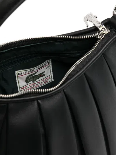 Lacoste Women's Small Lenglen Leather Bag - One Size In Black