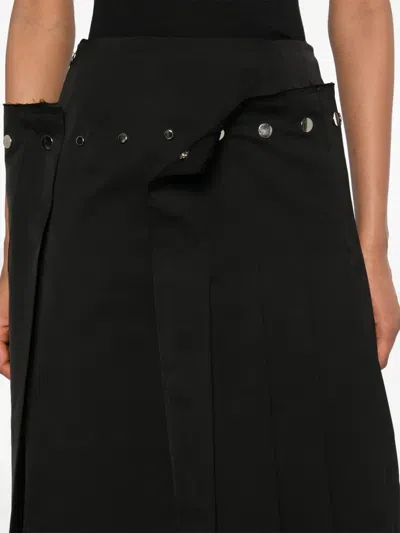 分层式百褶半身裙