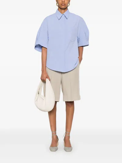 Kaos Tailored Shorts In Neutrals