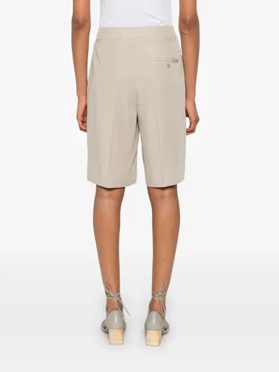 Kaos Tailored Shorts In Neutrals