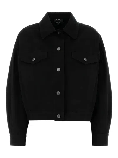 Apc A.p.c. Jackets In Black