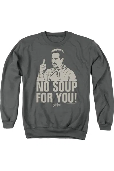 Gildan Seinfeld No Soup Adult Crewneck Sweatshirt In Pink