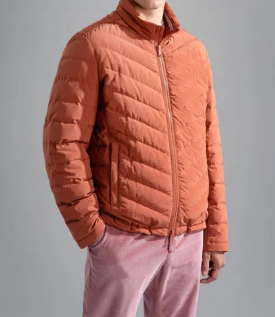 Paul & Shark High Density Jacket In Arabian Spice In Orange