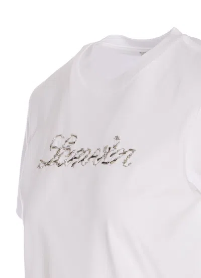 Lanvin Sequin T-shirt In White