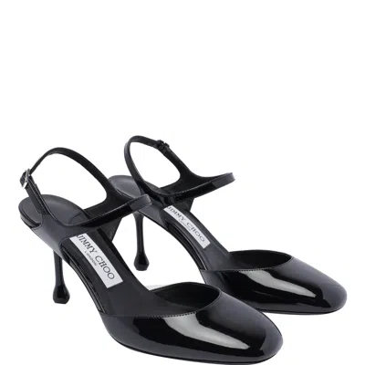 Jimmy Choo Block Heel Slingback Pumps In Black