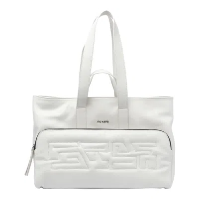 Vic Matie Shoulder Bag In White