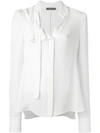 ALEXANDER MCQUEEN pussy bow blouse,DRYCLEANONLY