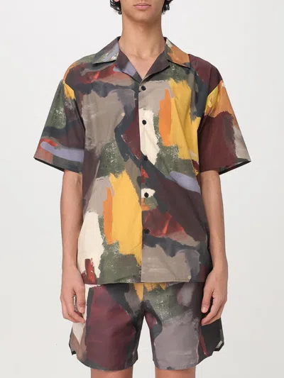 Jw Anderson J.w.anderson Abstract Print Shirt In Olive