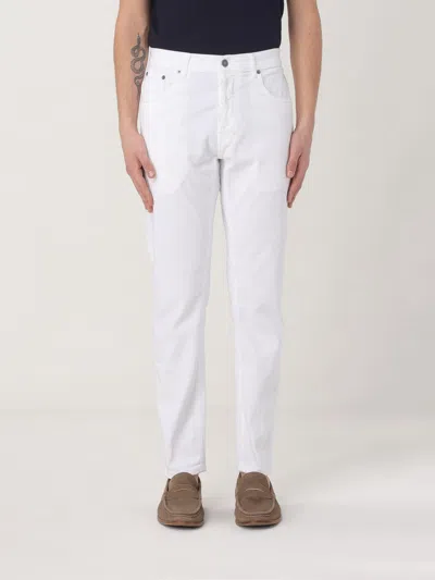 Dondup White Denim Trouser In White