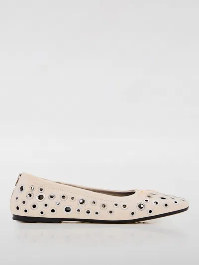 Golden Goose 'amy' Ballet Flats Featuring Metal Eyelets In Yellow