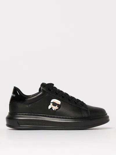 Karl Lagerfeld Black Logo Sneakers