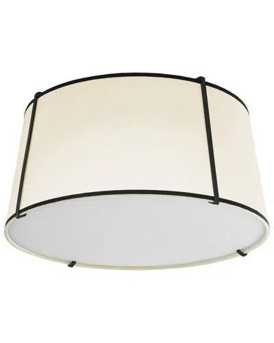 Dainolite Trapezoid 3-light Flush Mount