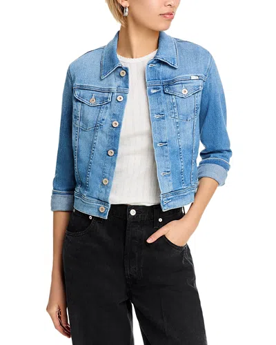 Ag Robyn Denim Button-front Jacket In Ventura In Multi