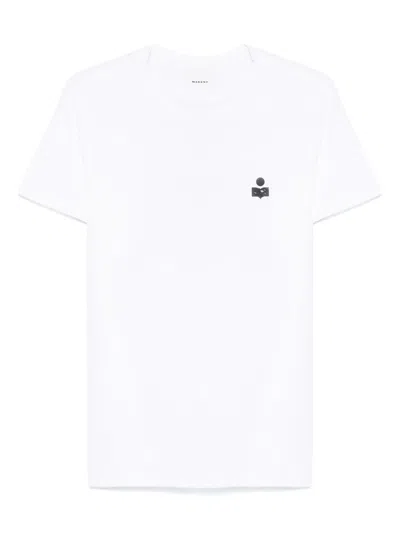 Isabel Marant Crewneck Short Sleeve T-shirt Machine Washable In White